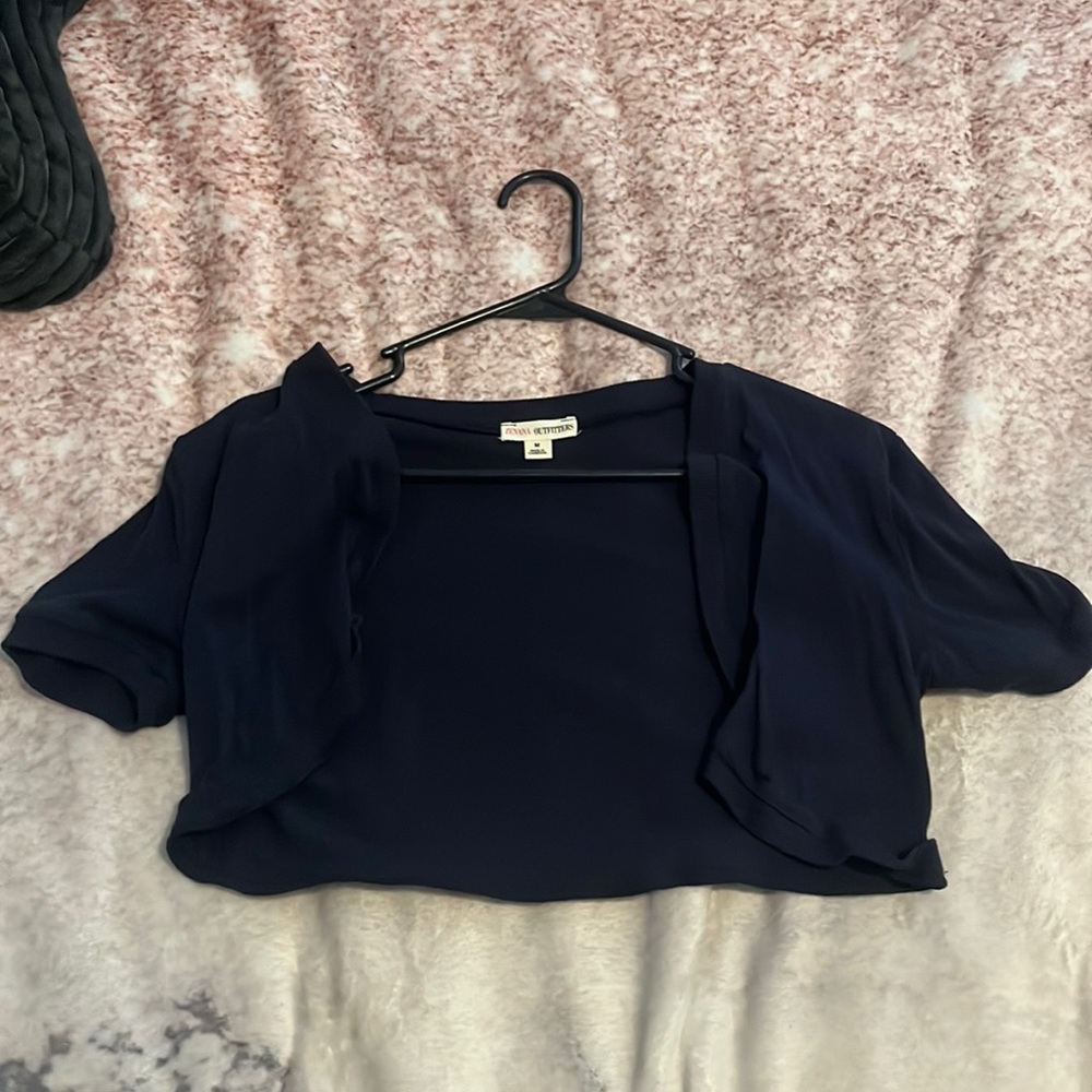 Navy blue cardigan